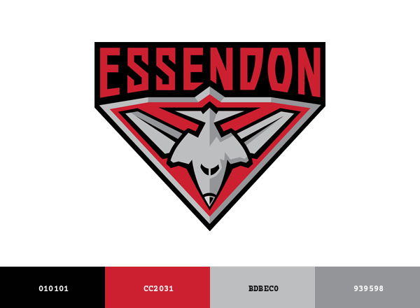 Essendon Football Club Brand & Logo Color Palette