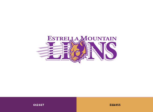 Estrella Mountain Lions Brand & Logo Color Palette