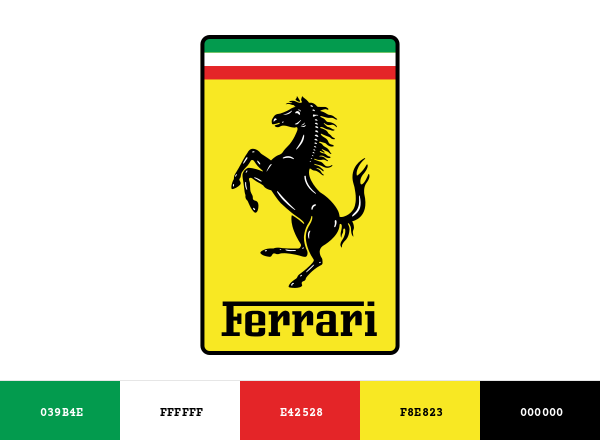 Ferrari Brand & Logo Color Palette