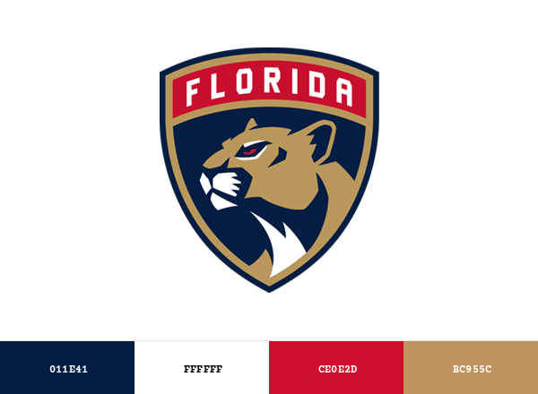 Florida Panthers Brand & Logo Color Palette