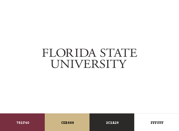 Florida State University (FSU) Brand & Logo Color Palette