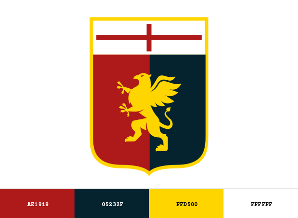 Genoa C.F.C. Brand & Logo Color Palette