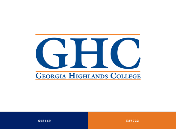 Georgia Highlands College (GHC) Brand & Logo Color Palette