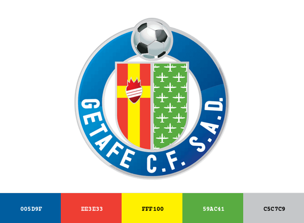 Getafe CF Brand & Logo Color Palette