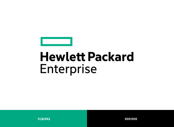 Hewlett-Packard Enterprise Brand & Logo Color Palette