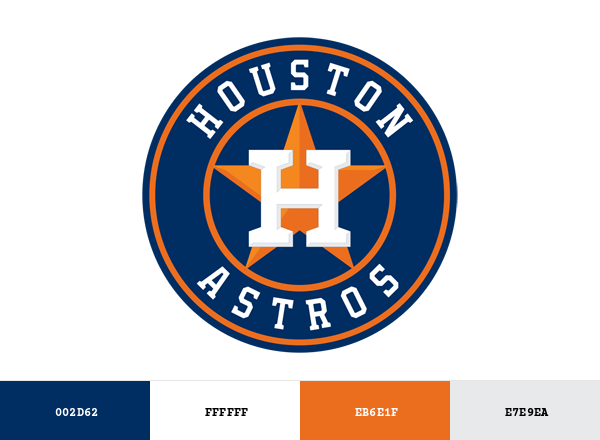 Houston Astros Brand & Logo Color Palette