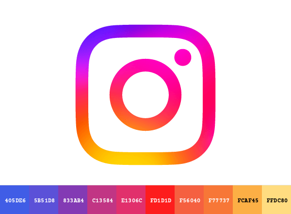 Instagram Brand & Logo Color Palette