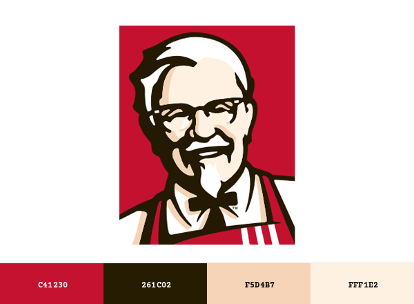 KFC Brand & Logo Color Palette
