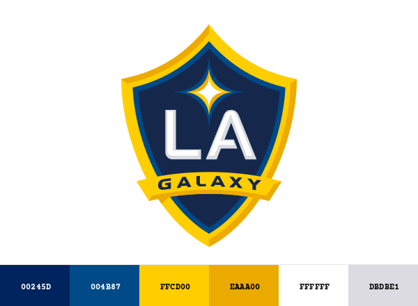 LA Galaxy Brand & Logo Color Palette