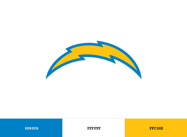 Los Angeles Chargers Brand & Logo Color Palette