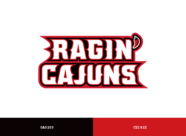 Louisiana Ragin’ Cajuns Brand & Logo Color Palette