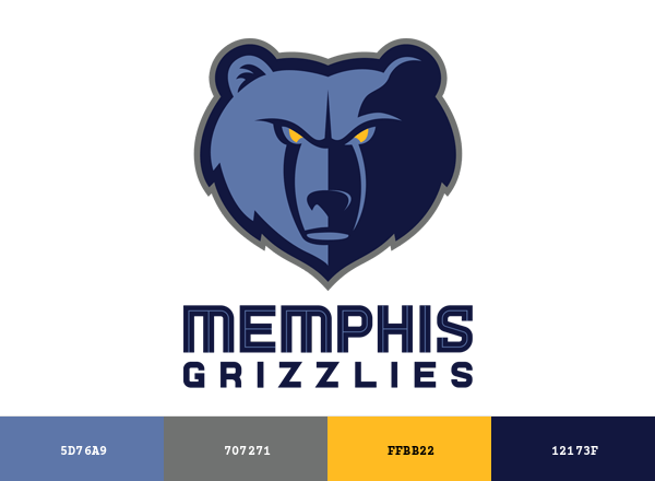 Memphis Grizzlies Brand & Logo Color Palette