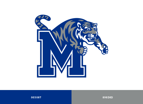 Memphis Tigers Brand & Logo Color Palette