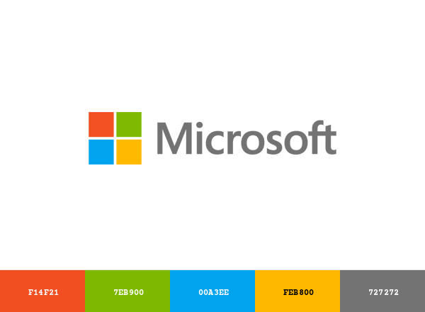 Microsoft Brand & Logo Color Palette
