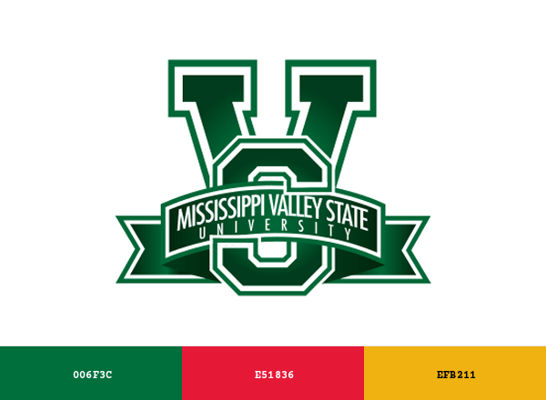 Mississippi Valley State University (MVSU) Brand & Logo Color Palette