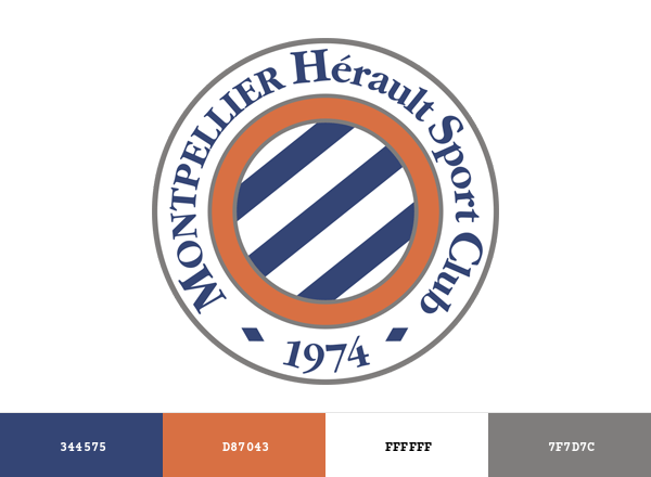 Montpellier HSC Brand & Logo Color Palette