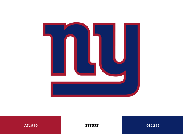 New York Giants Brand & Logo Color Palette