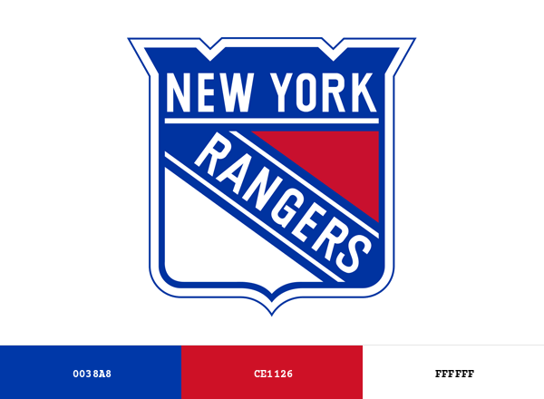 New York Rangers Brand & Logo Color Palette