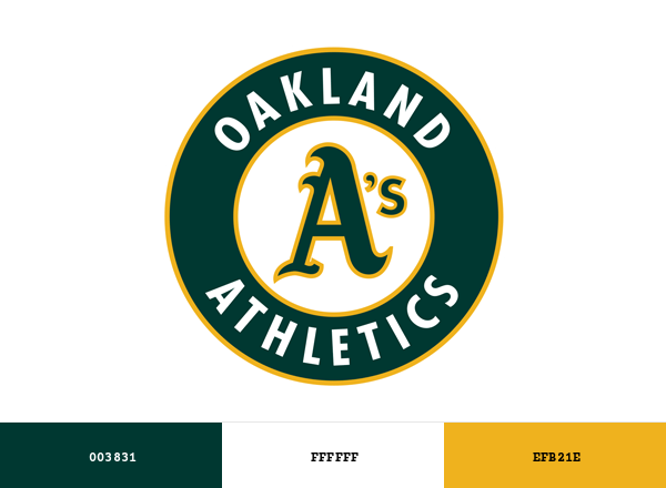Oakland Athletics Brand & Logo Color Palette