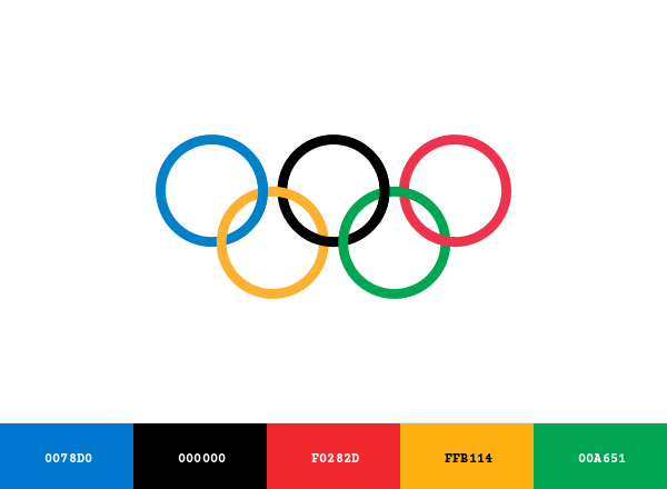 Olympic Games Brand & Logo Color Palette