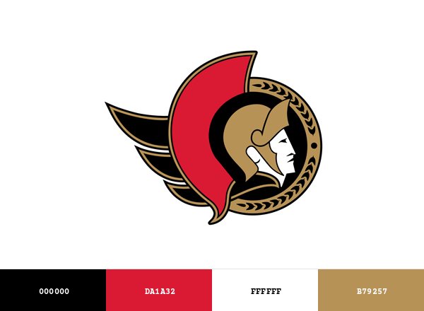 Ottawa Senators Brand & Logo Color Palette
