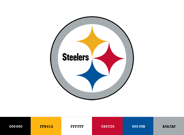 Pittsburgh Steelers Brand & Logo Color Palette