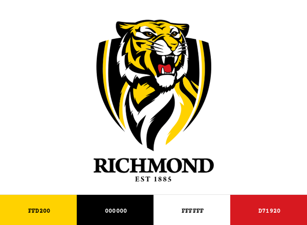 Richmond Football Club Brand & Logo Color Palette