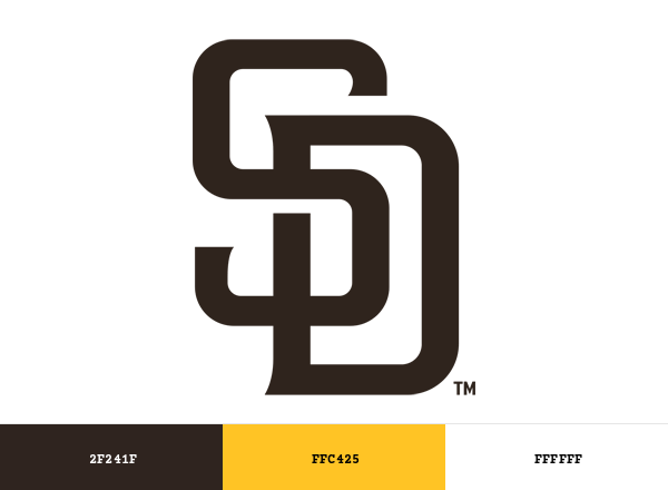 San Diego Padres Brand & Logo Color Palette