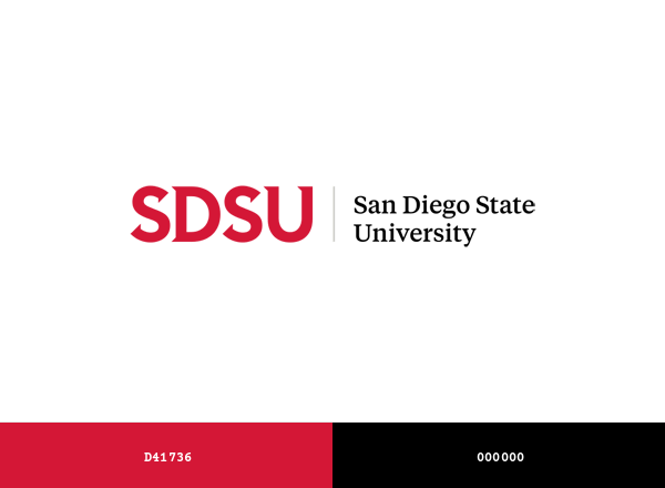 San Diego State University (SDSU) Brand & Logo Color Palette