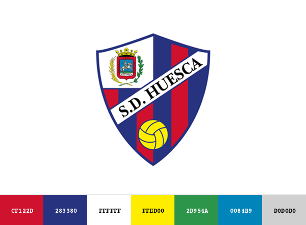 SD Huesca Brand & Logo Color Palette