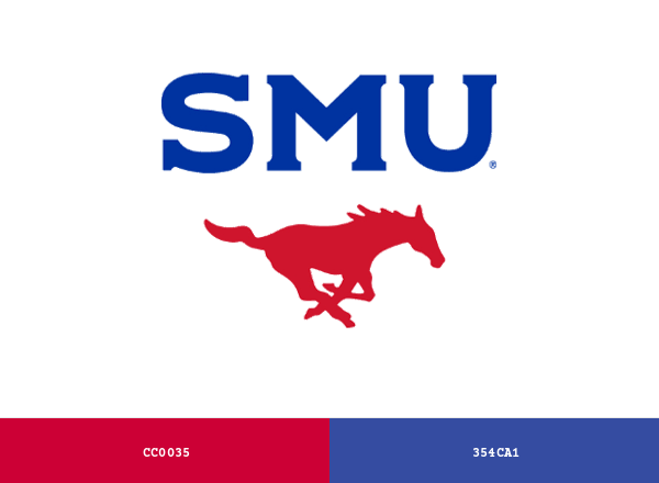 SMU Mustangs Brand & Logo Color Palette