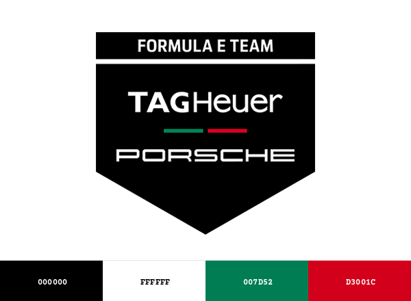 TAG Heuer Porsche Formula E Team Brand & Logo Color Palette