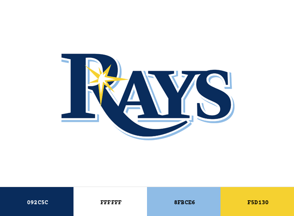 Tampa Bay Rays Brand & Logo Color Palette