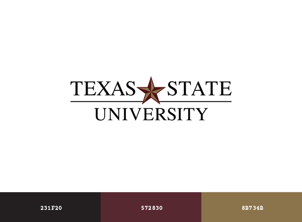 Texas State University Brand & Logo Color Palette
