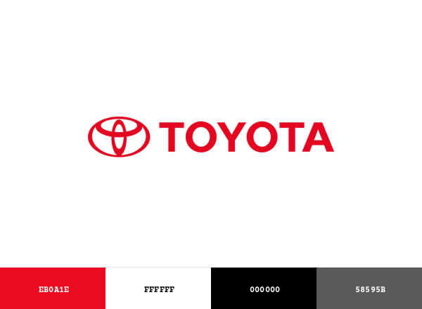 Toyota Brand & Logo Color Palette