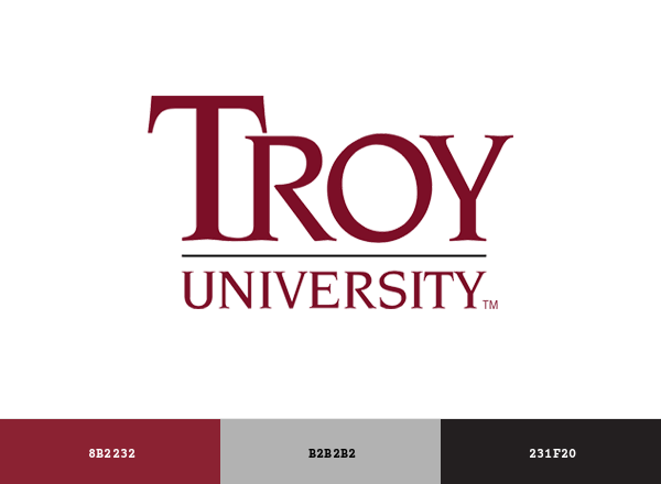 Troy University Brand & Logo Color Palette