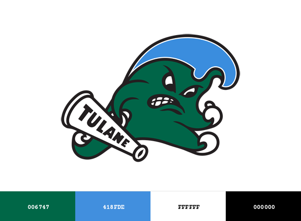 Tulane Green Wave Brand & Logo Color Palette
