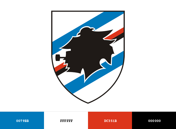U.C. Sampdoria Brand & Logo Color Palette