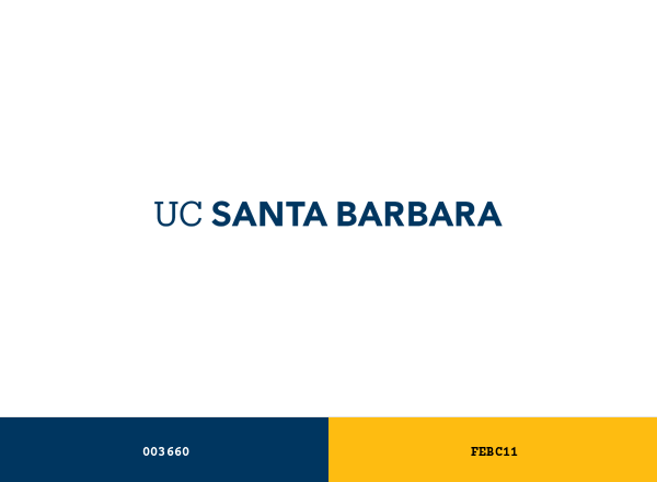 University of California, Santa Barbara Brand & Logo Color Palette