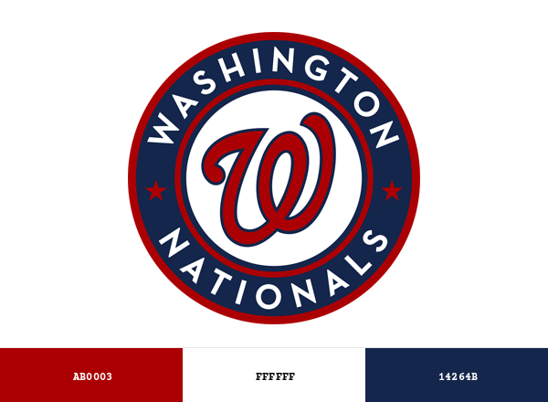 Washington Nationals Brand & Logo Color Palette