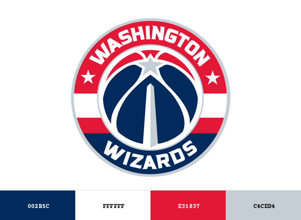 Washington Wizards Brand & Logo Color Palette