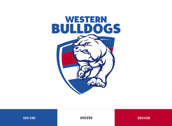 Western Bulldogs Brand & Logo Color Palette