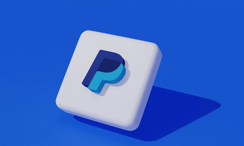 3D Paypal logo