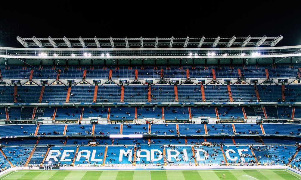 Football stadium of Real Madrid CF
