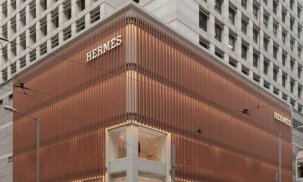 Hermès store in Hong Kong