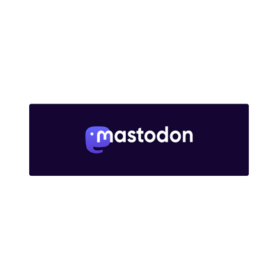 Mastodon (social network) Brand Logo Preview