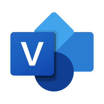 Microsoft Visio Brand Logo Preview