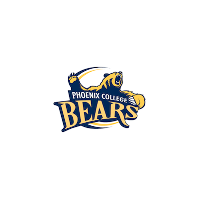 Phoenix College Bears Brand Logo