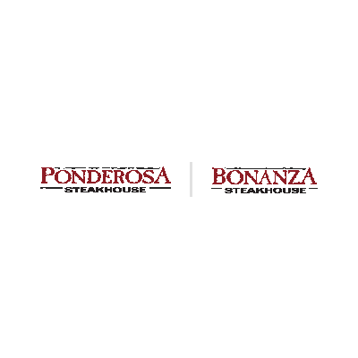 Ponderosa and Bonanza Steakhouses Brand Logo