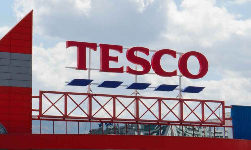 Tesco sign in front of large store